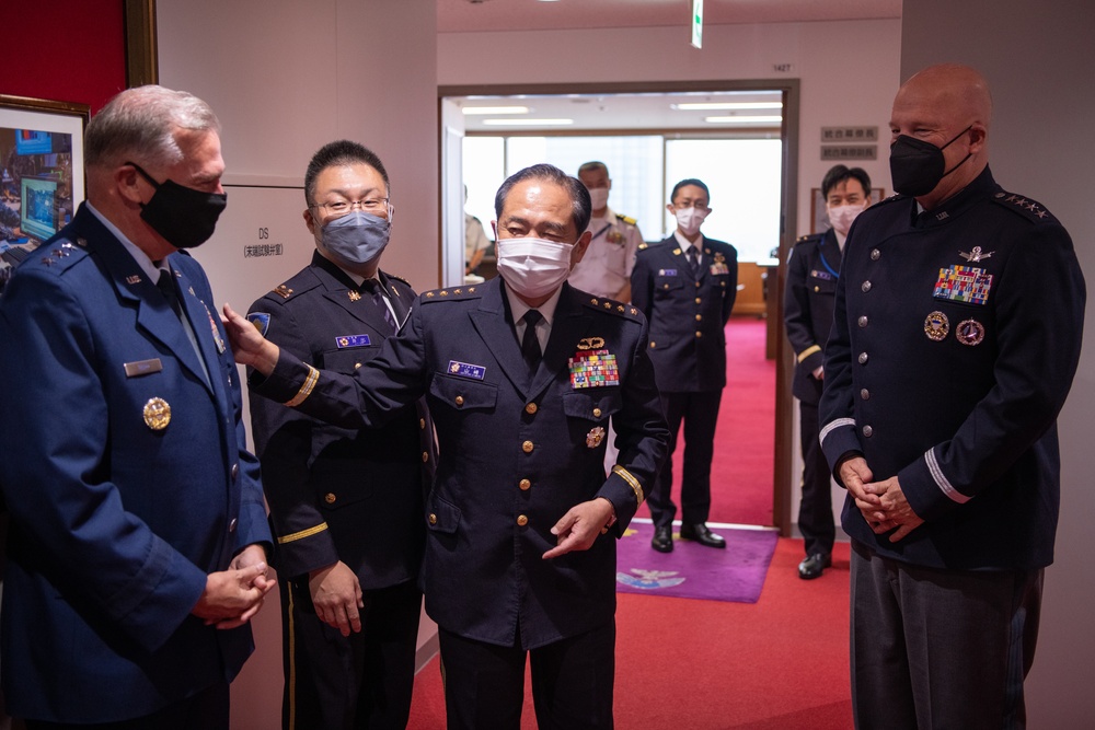 USSF Gen. John W. Raymond visits Japan's Ministry of Defense