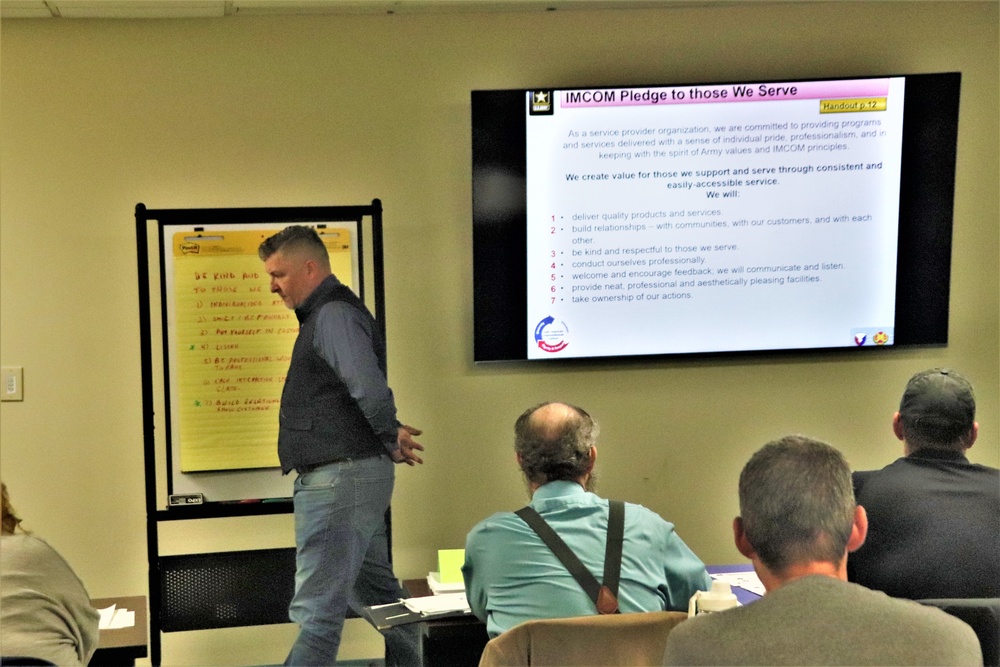 Fort McCoy holds Operation Excellence workforce development course