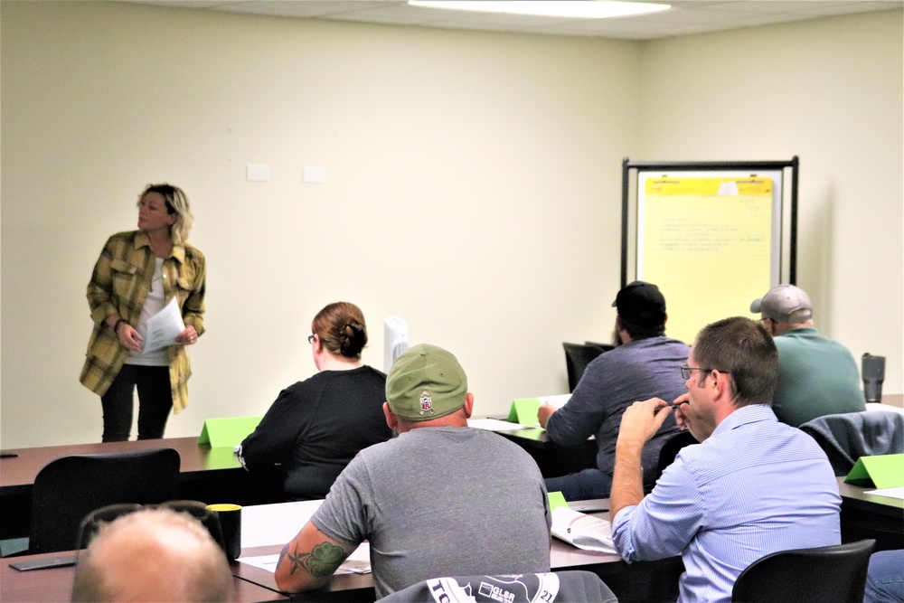 Fort McCoy holds Operation Excellence workforce development course