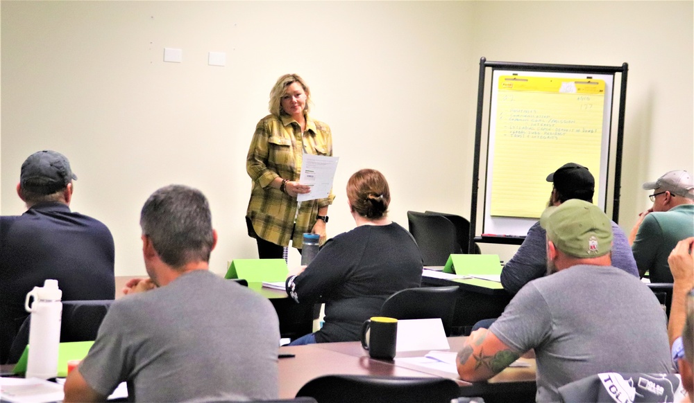 Fort McCoy holds Operation Excellence workforce development course