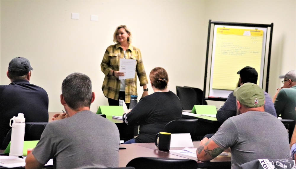 Fort McCoy holds Operation Excellence workforce development course