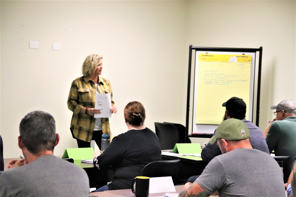 Fort McCoy holds Operation Excellence workforce development course