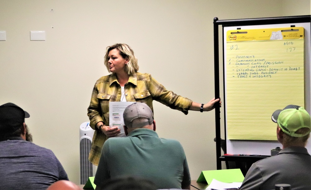 Fort McCoy holds Operation Excellence workforce development course