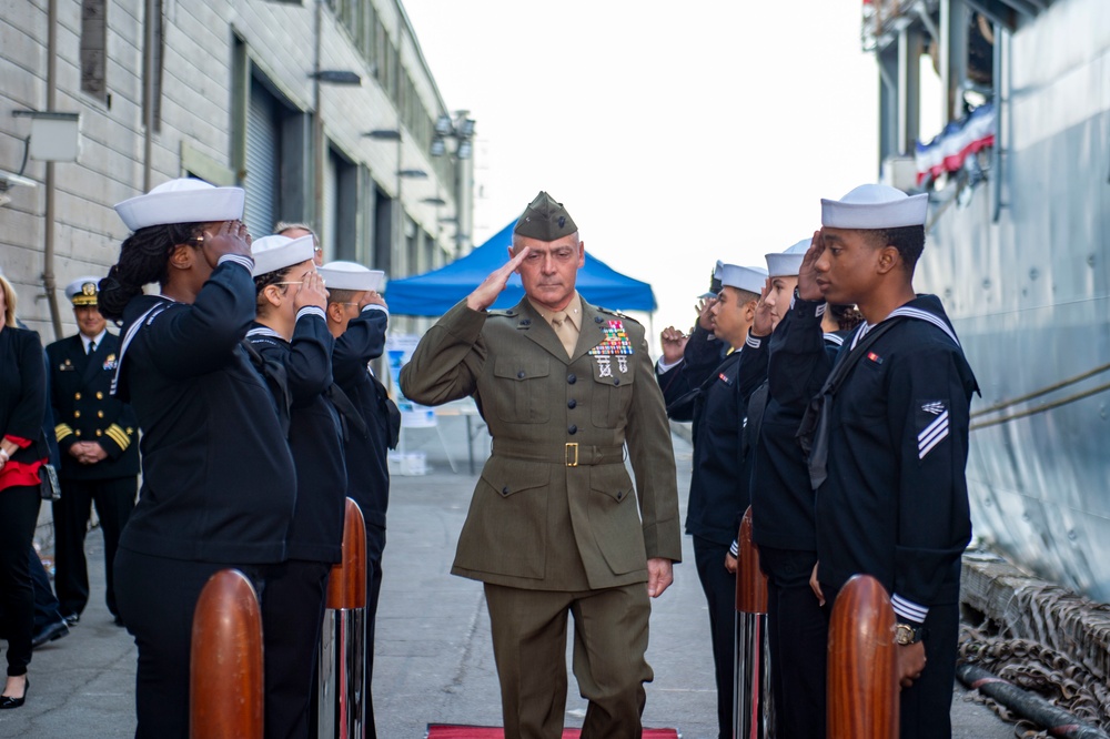 Navy Reception Hosted Aboard USS Harper Ferry (LSD 49) at San Francisco Fleet Week