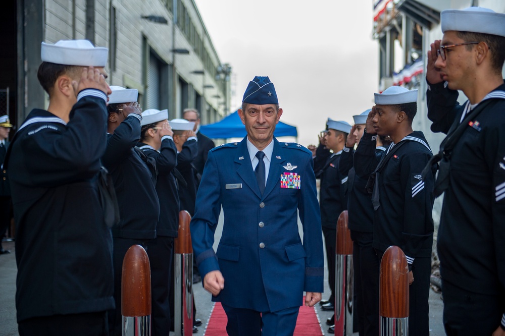 Navy Reception Hosted Aboard USS Harper Ferry (LSD 49) at San Francisco Fleet Week