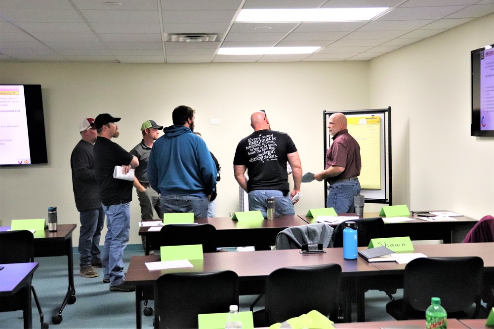 Fort McCoy holds Operation Excellence workforce development course