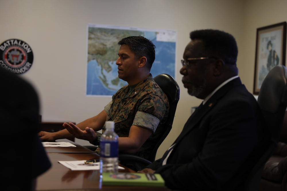 3rd Maintenance Battalion Marines meet with Materiel Support Command-Korea Representatives