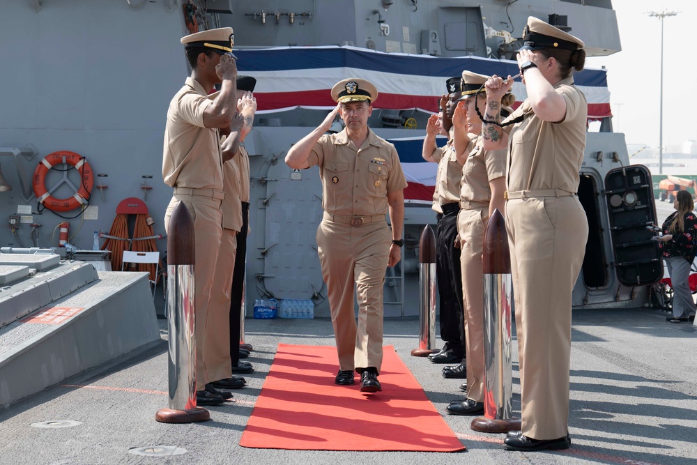 USS Delbert D. Black Change of Command