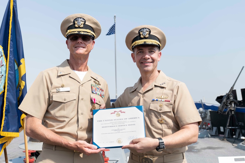 USS Delbert D. Black Change of Command