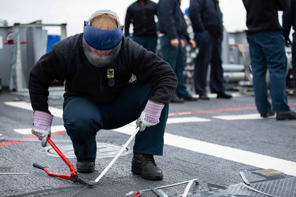 USS Normandy Deploys with the Gerald R. Ford Carrier Strike Group