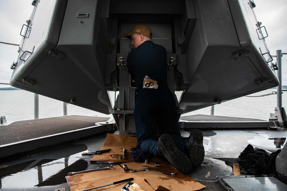 USS Normandy Deploys with the Gerald R. Ford Carrier Strike Group