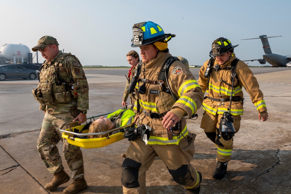 167th Airlift Wing conducts emergency response exercise