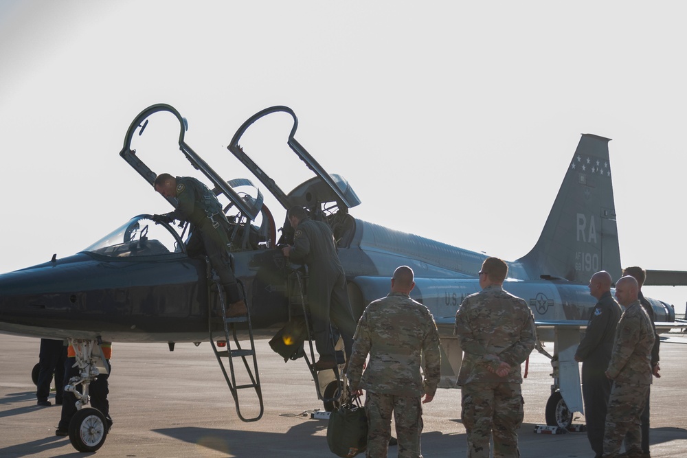 19th Air Force leadership visit Laughlin Air Force Base