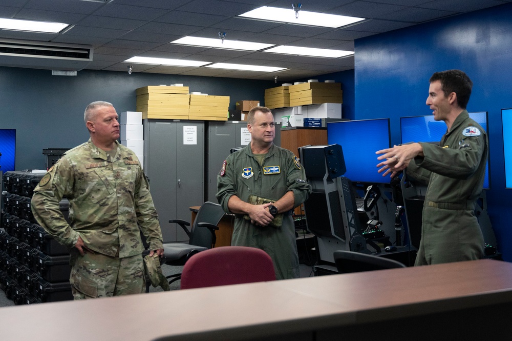 19th Air Force leadership visit Laughlin Air Force Base