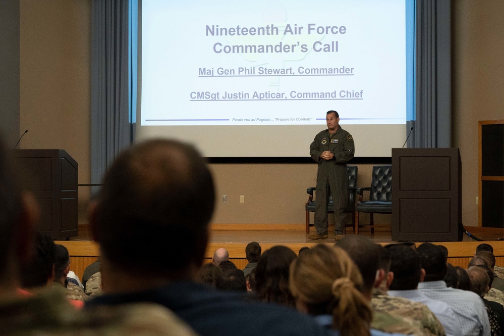 19th Air Force leadership visit Laughlin Air Force Base