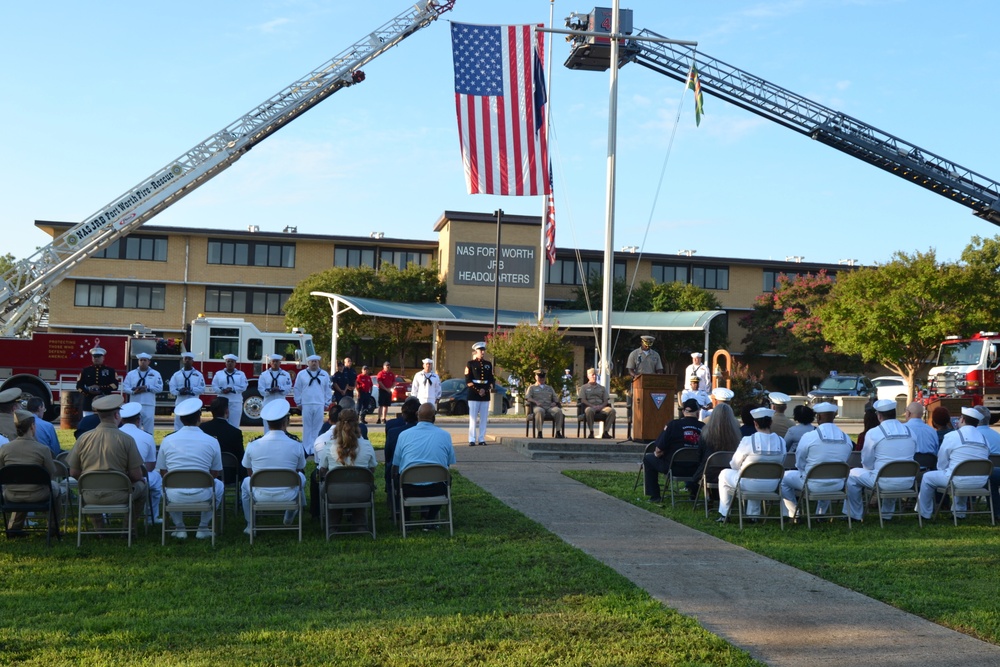 NAS JRB Fort Worth holds 9/11 Remembrance Ceremony