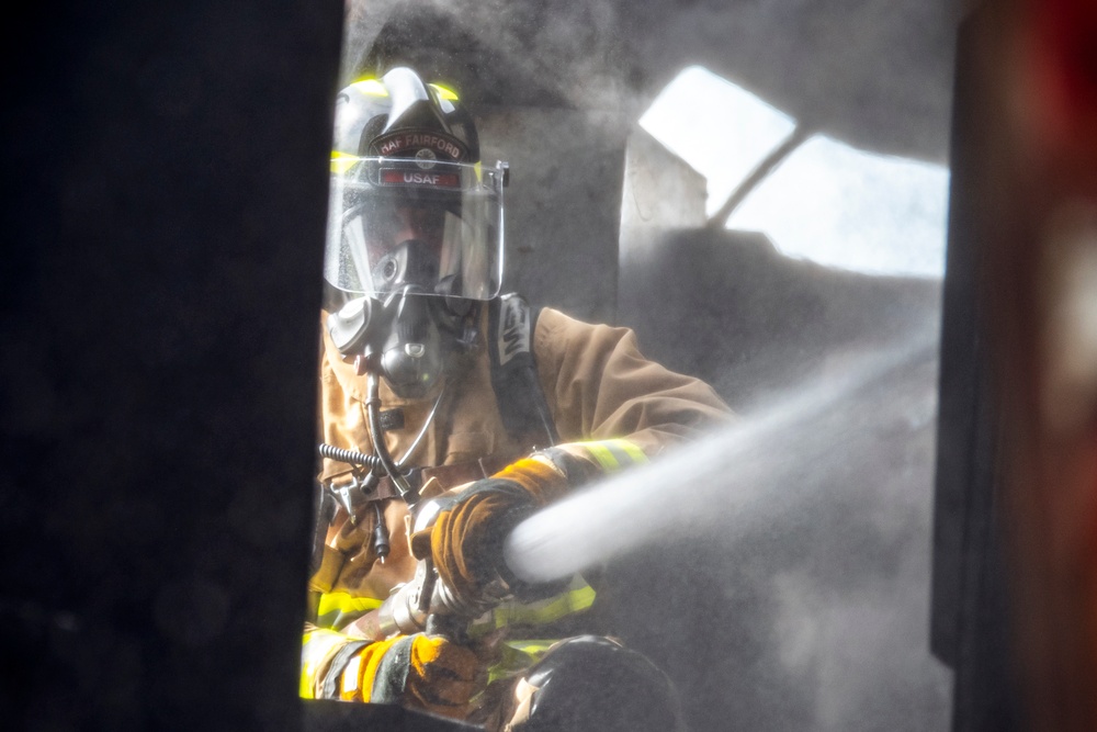 Pathfinder firefighters turn up the heat during training