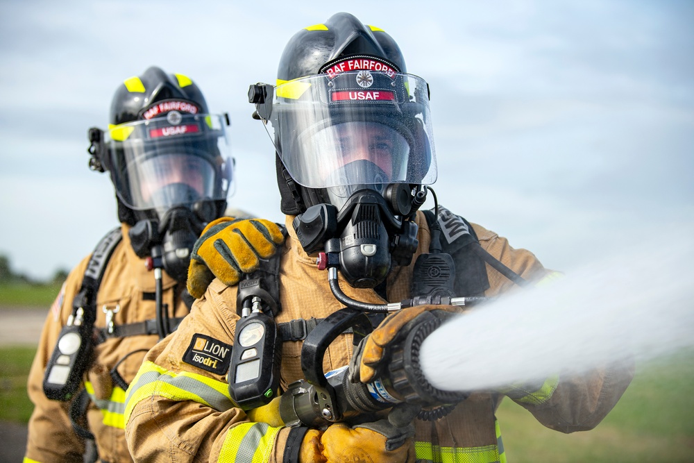 Pathfinder firefighters turn up the heat during training