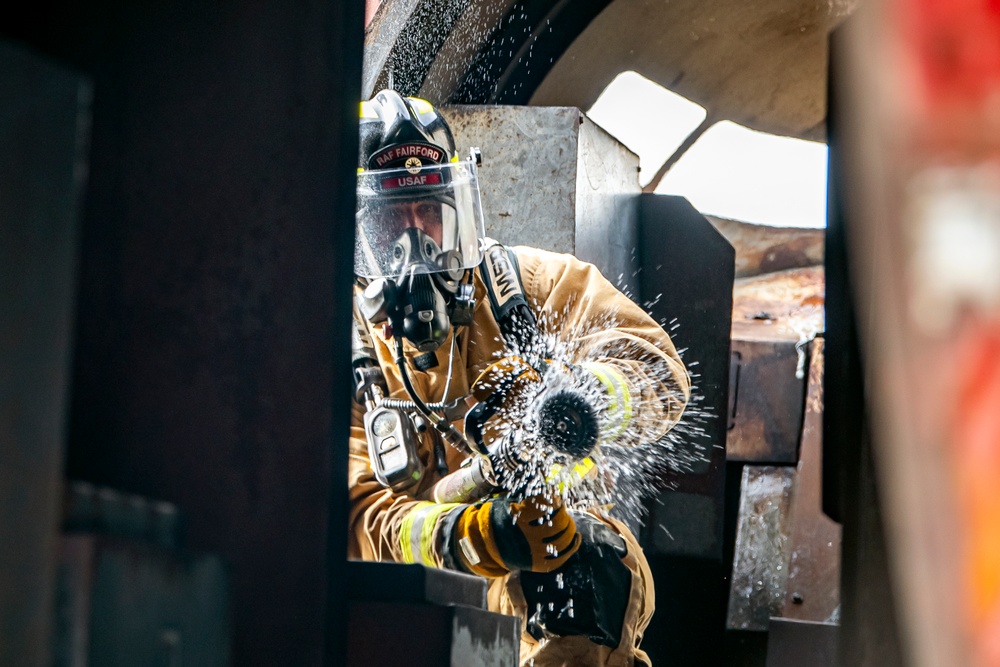 Pathfinder firefighters turn up the heat during training