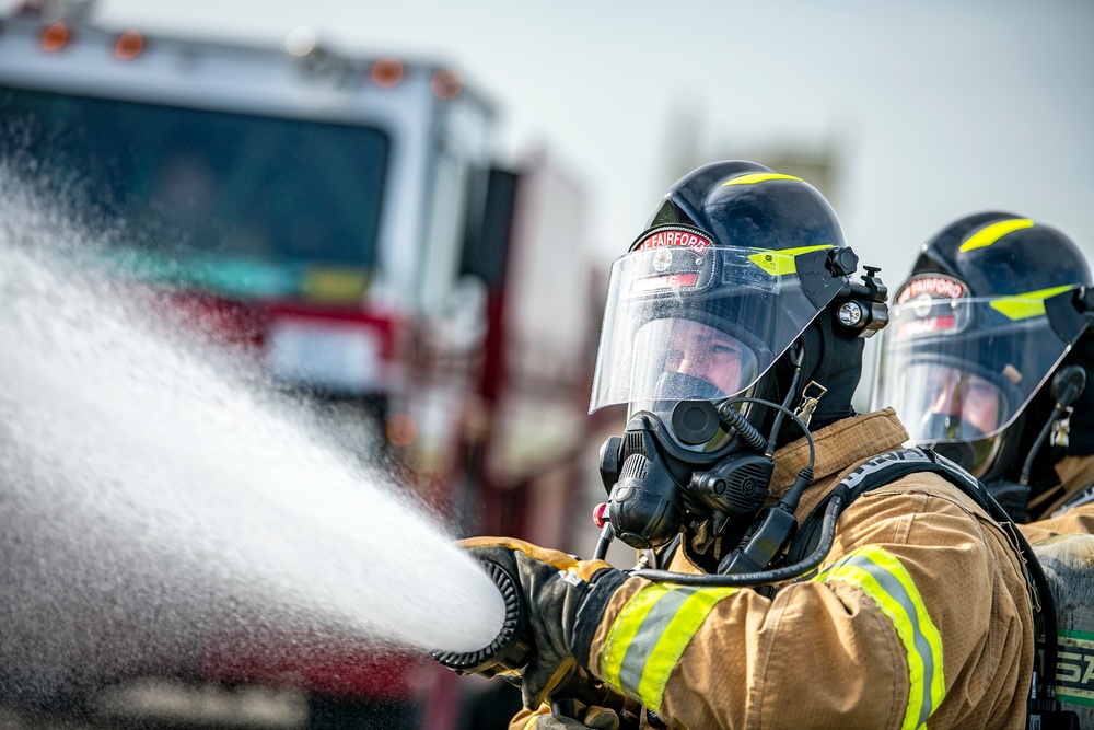 Pathfinder firefighters turn up the heat during training