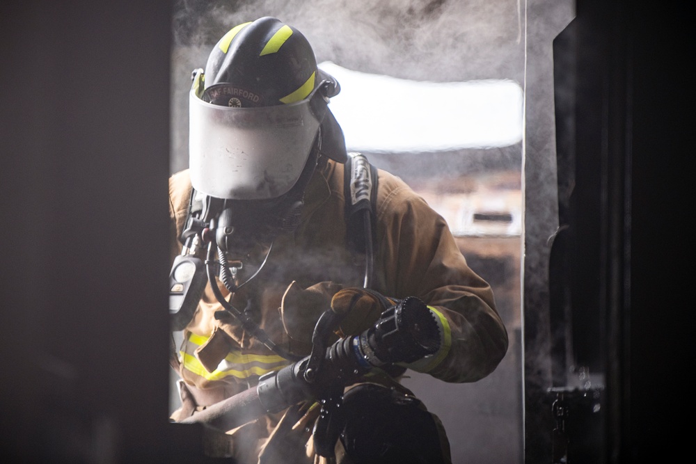 Pathfinder firefighters turn up the heat during training