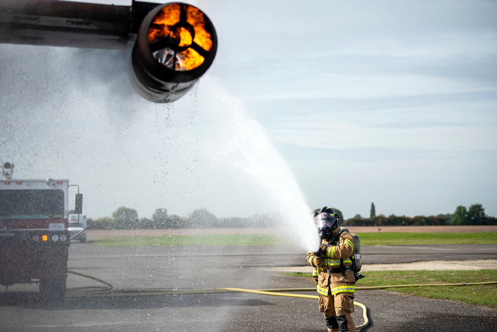 Pathfinder firefighters turn up the heat during training