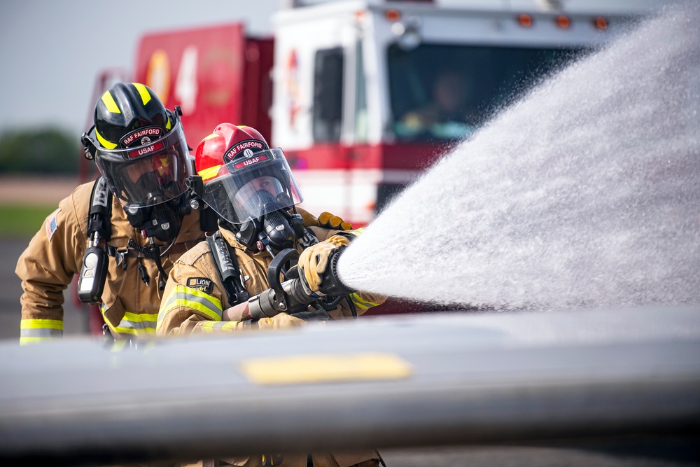 Pathfinder firefighters turn up the heat during training