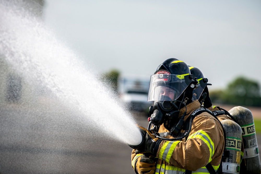 Pathfinder firefighters turn up the heat during training