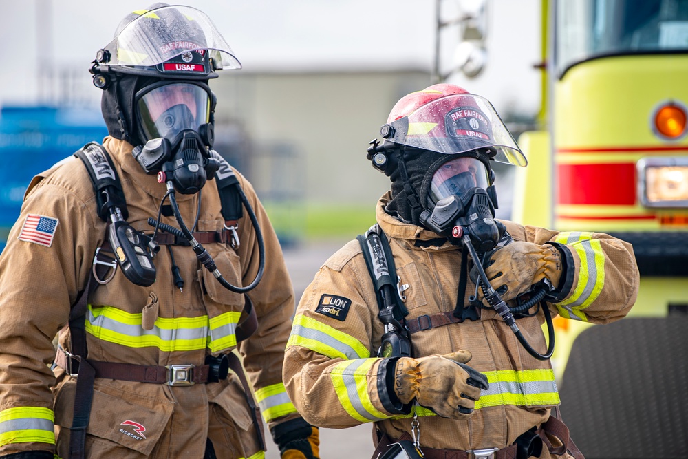 Pathfinder firefighters turn up the heat during training