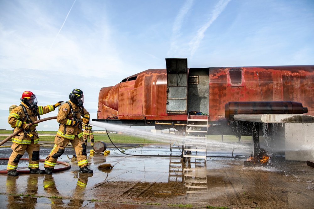 Pathfinder firefighters turn up the heat during training