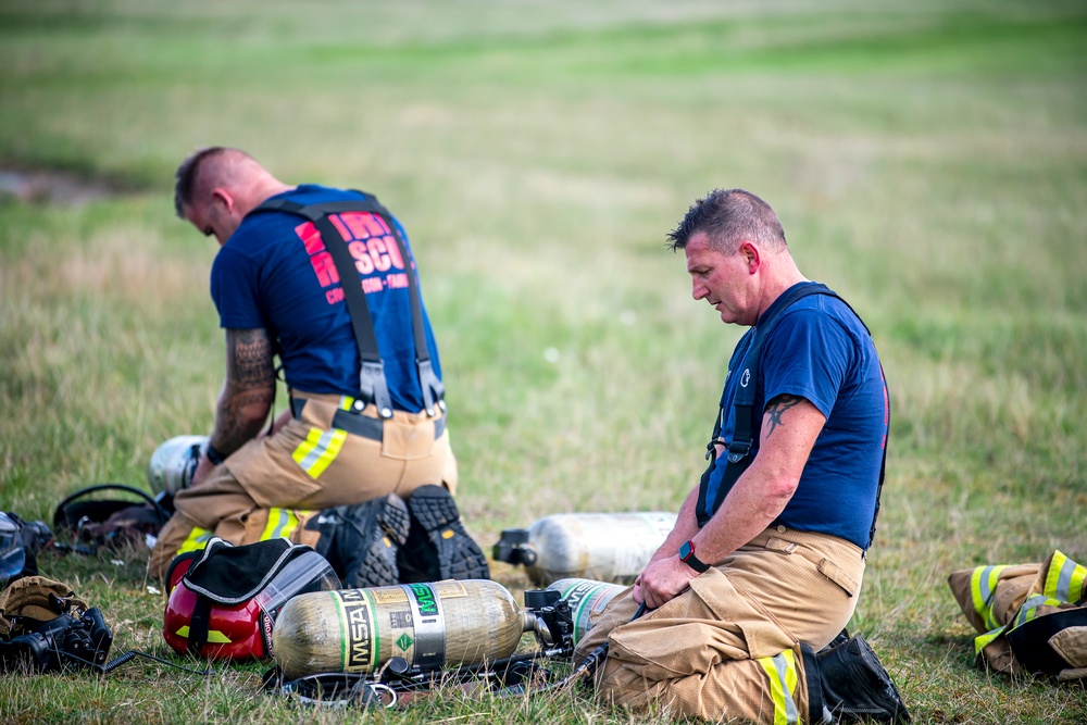 Pathfinder firefighters turn up the heat during training