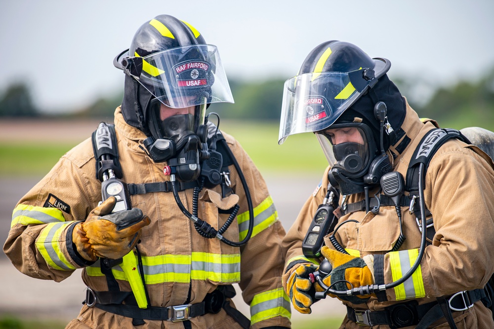 Pathfinder firefighters turn up the heat during training