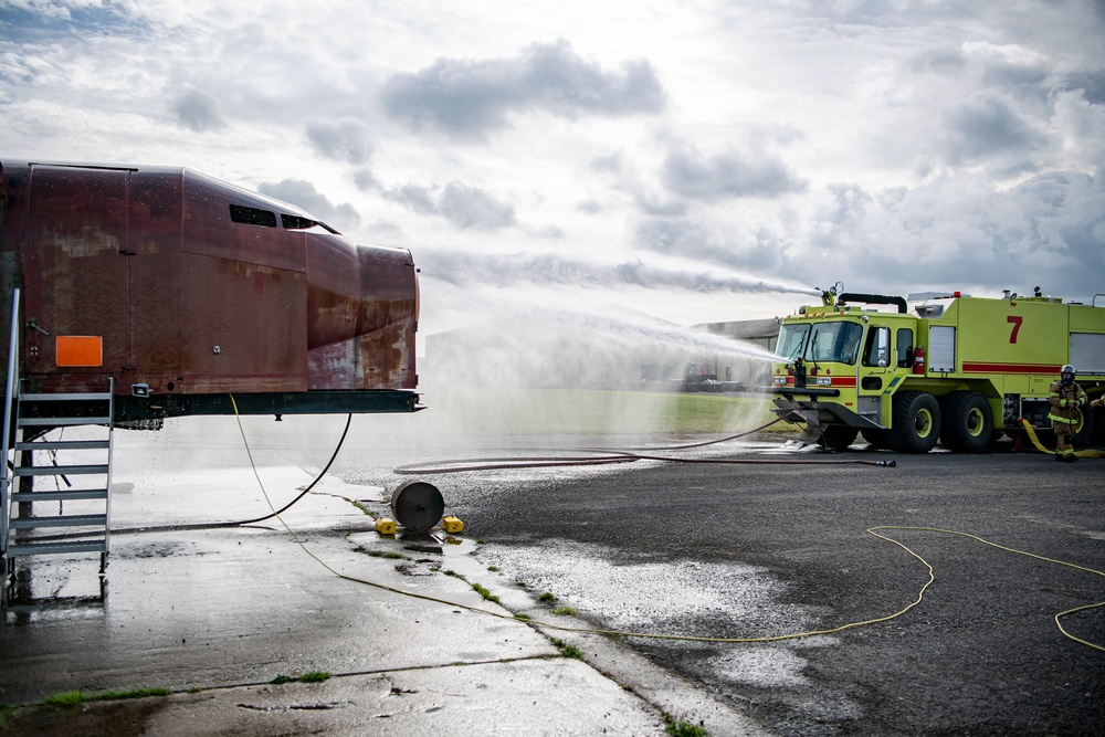 Pathfinder firefighters turn up the heat during training