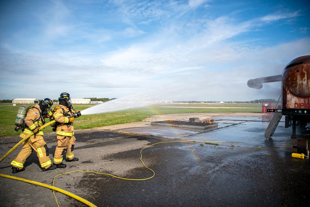 Pathfinder firefighters turn up the heat during training