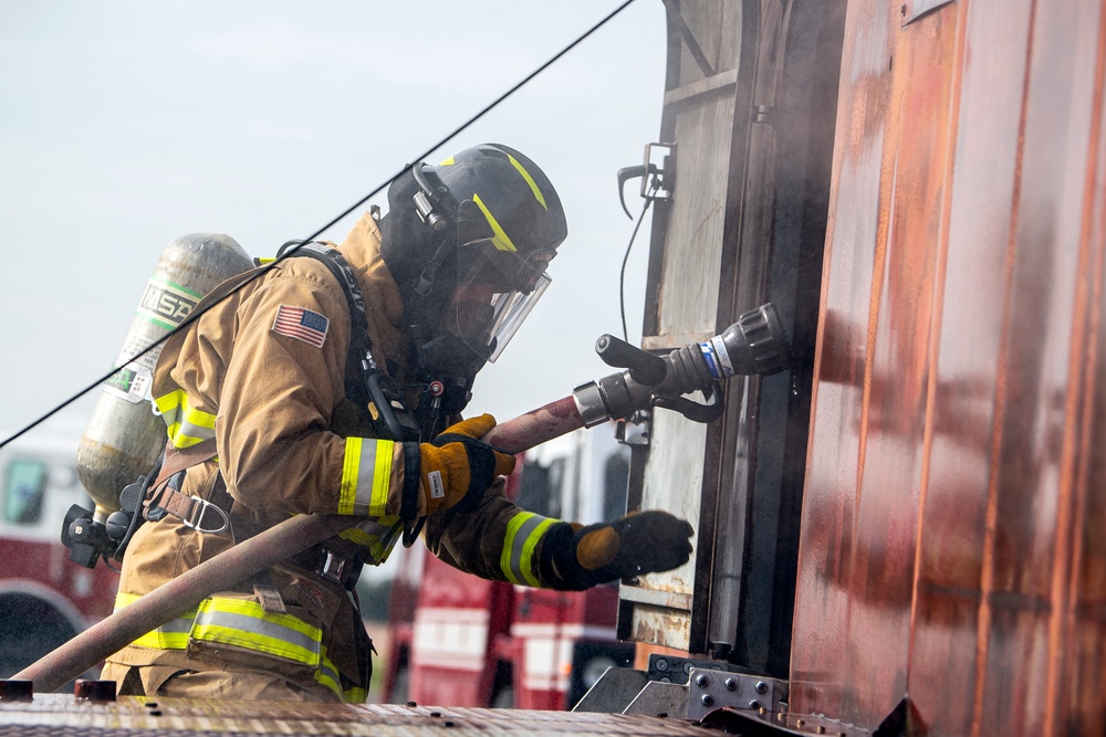 Pathfinder firefighters turn up the heat during training