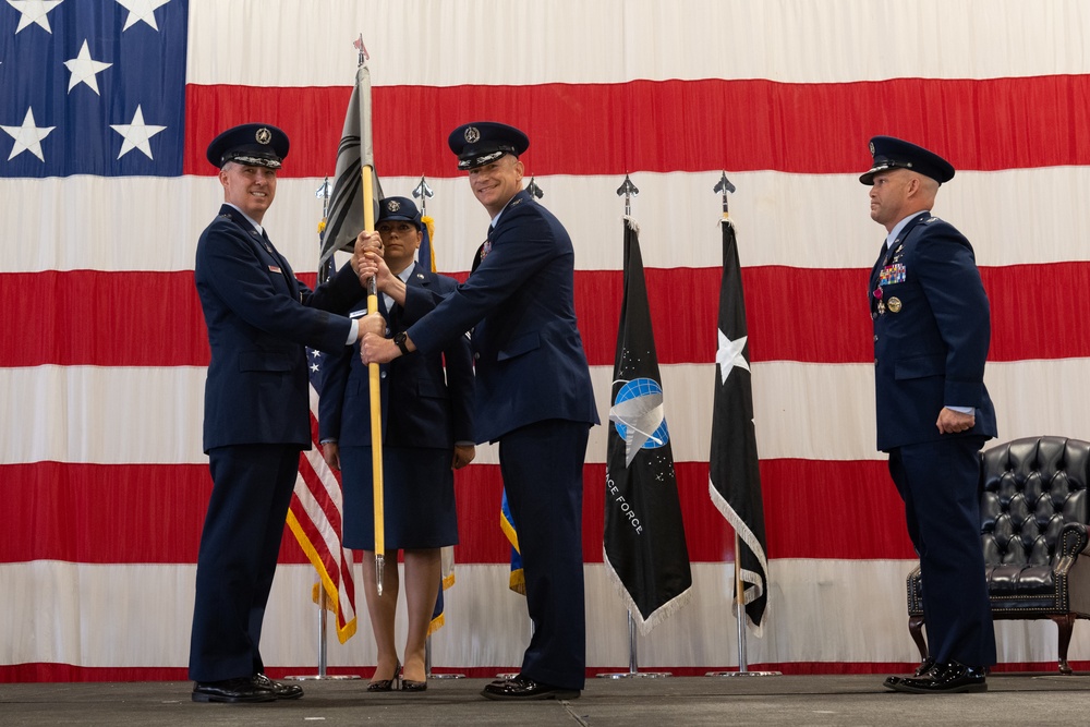 Space Base Delta 1 welcomes new commander