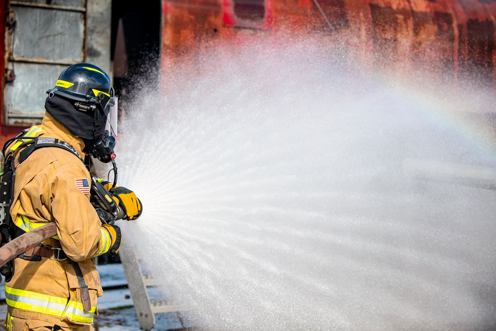 Pathfinder firefighters turn up the heat during training