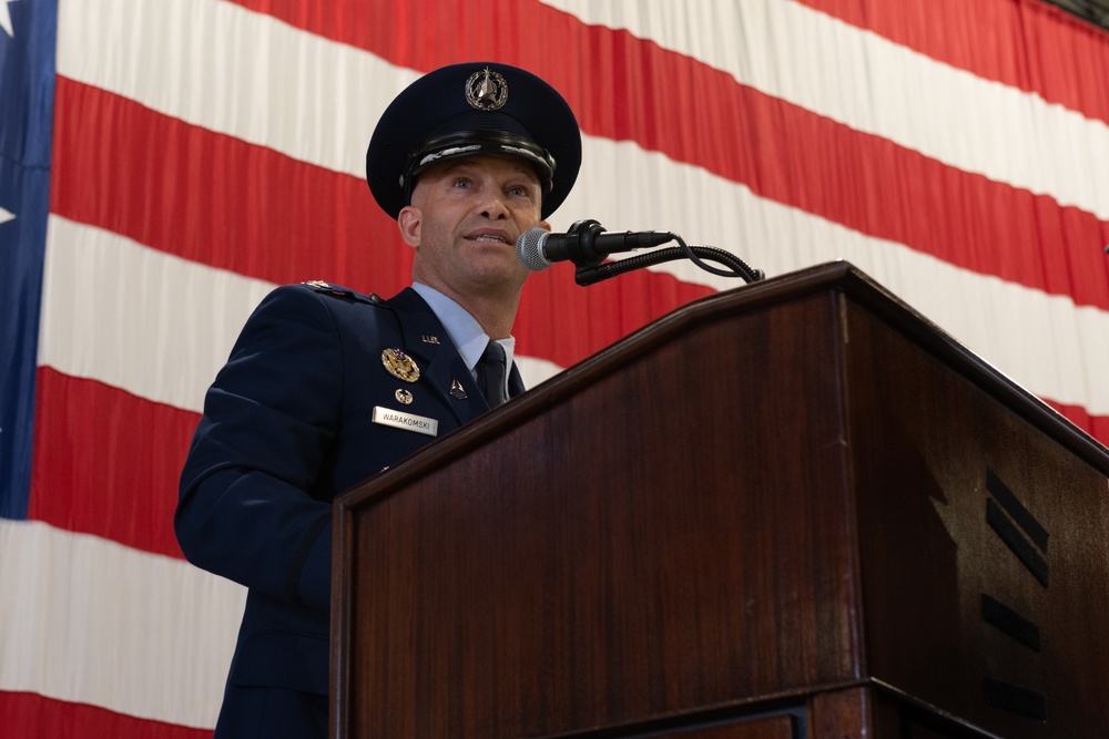 Space Base Delta 1 welcomes new commander