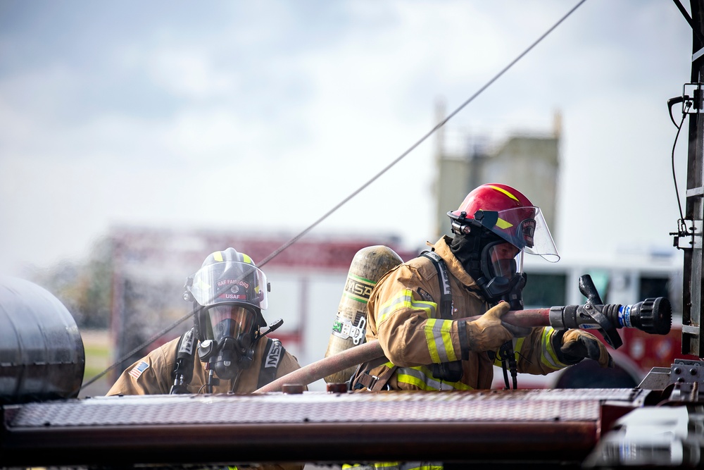 Pathfinder firefighters turn up the heat during training