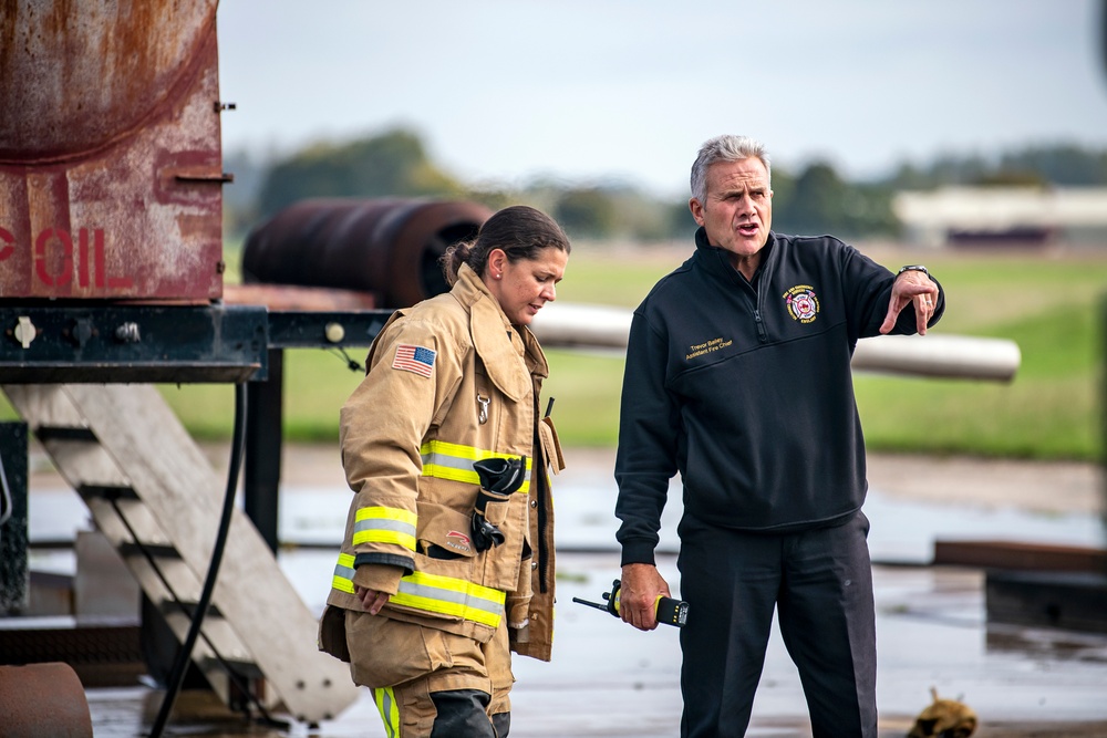 Pathfinder firefighters turn up the heat during training