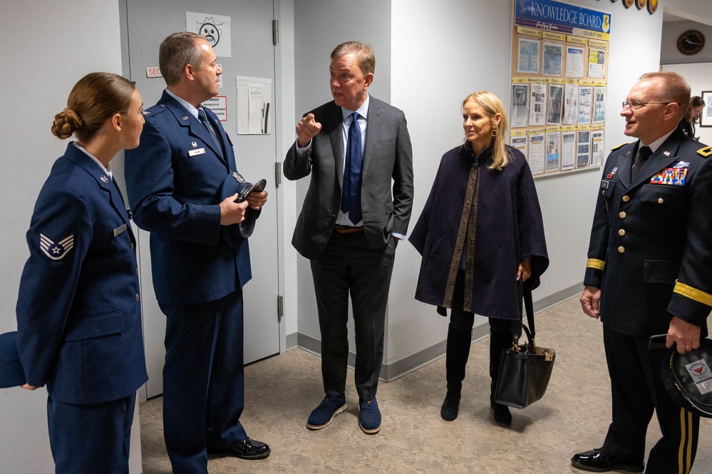 Vice President Harris Lands at Bradley Air National Guard Base