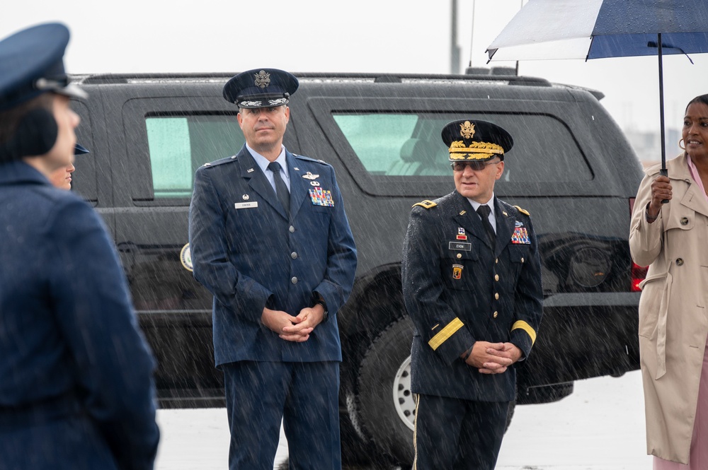 Vice President Harris Lands at Bradley Air National Guard Base