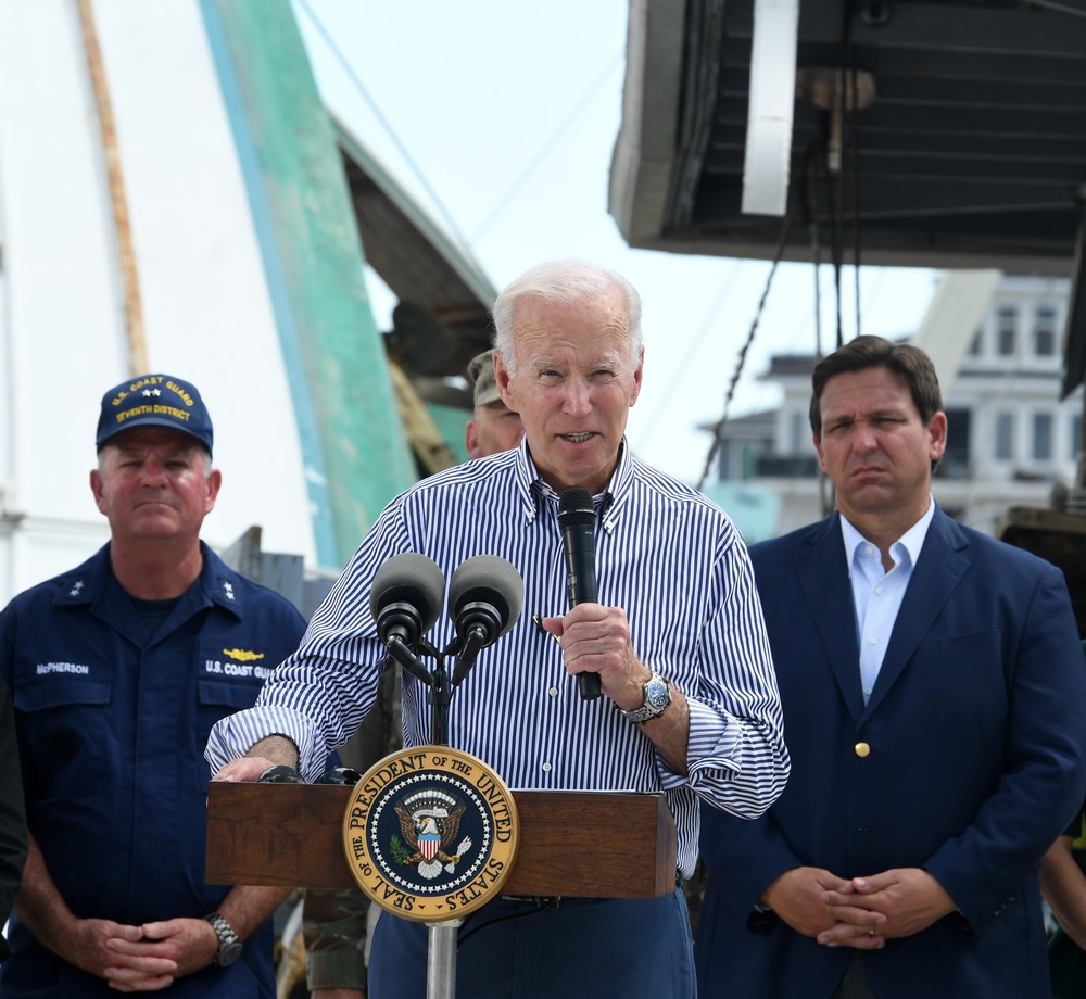 President Biden Visits Fort Myers