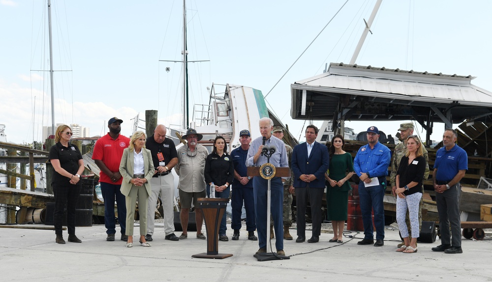 President Biden Visits Fort Myers