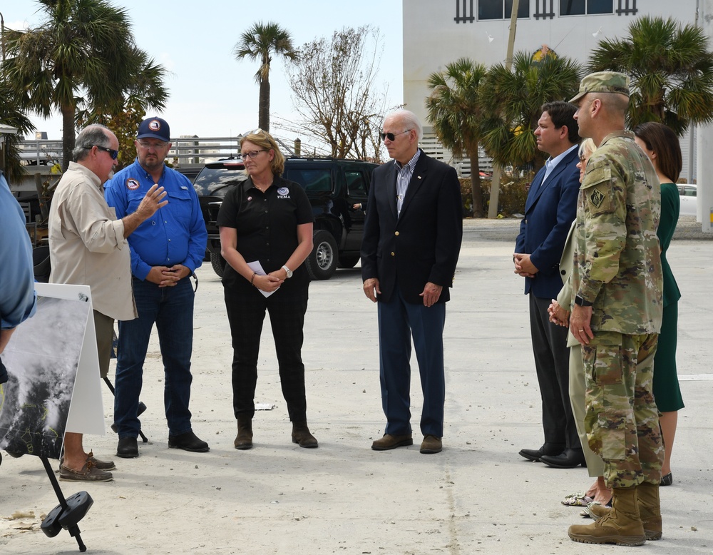 President Biden Visits Fort Myers