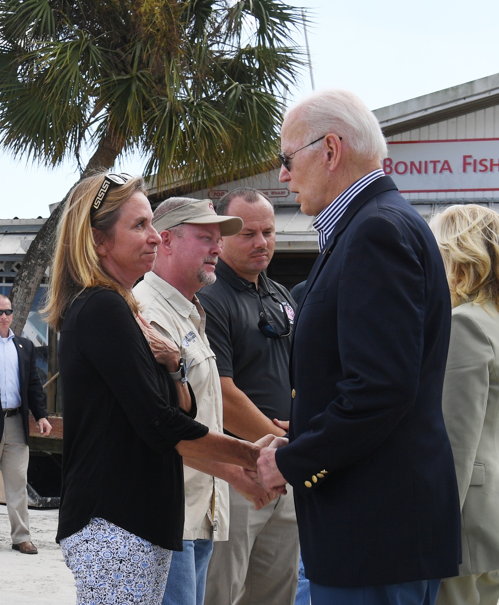 President Biden Visits Fort Myers