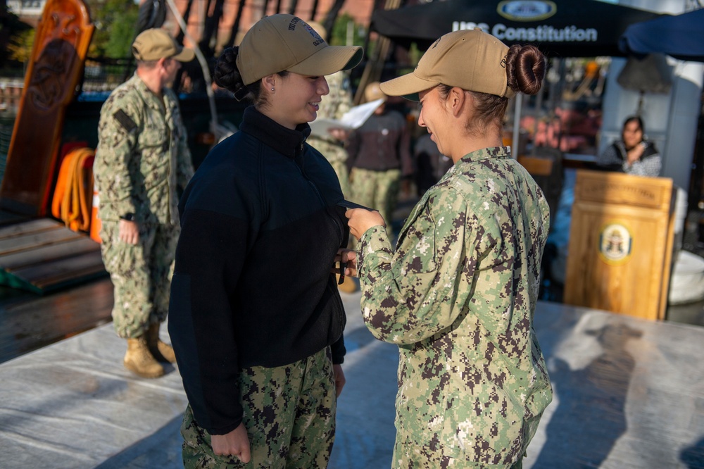 USS Constitution Sailor promoted