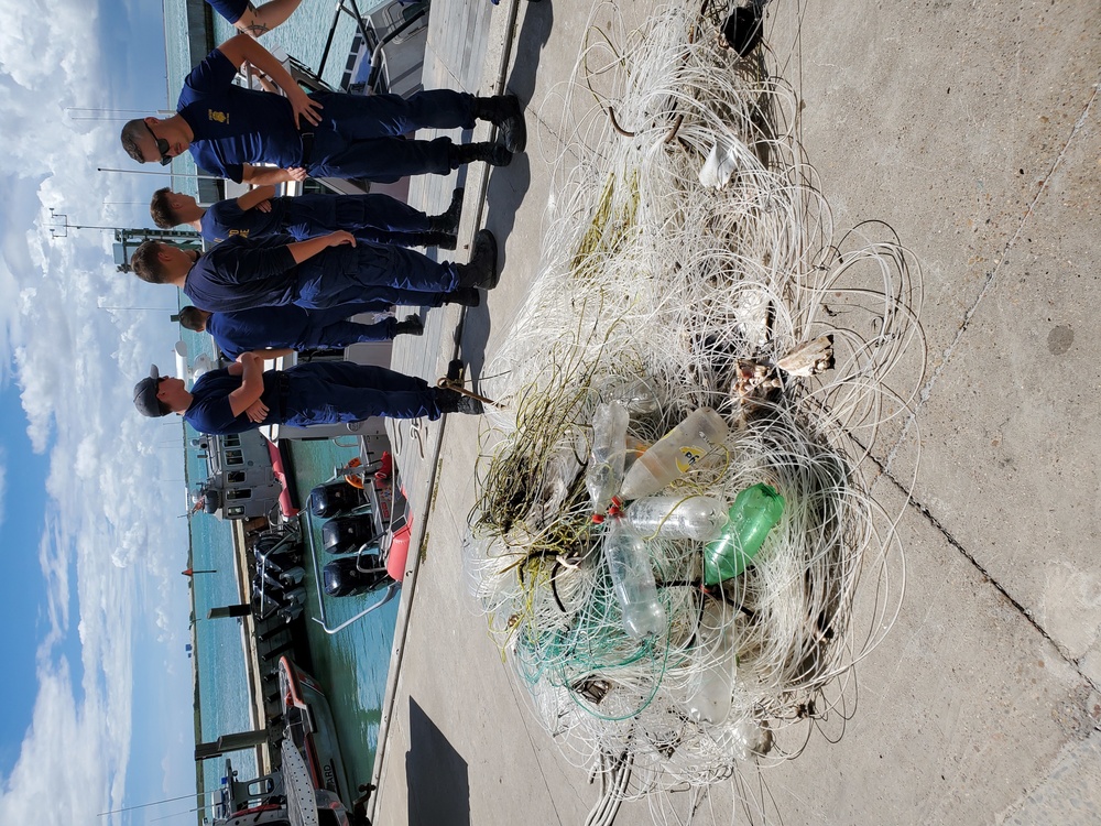 Coast Guard seizes 7.5 miles of illegal longline fishing gear off Texas coast