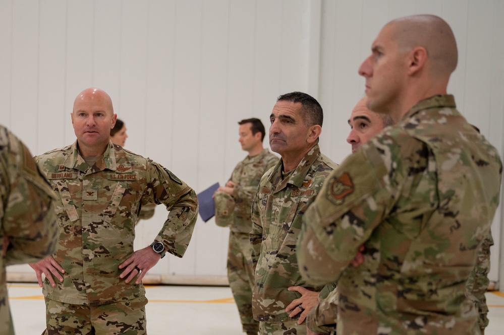 Lt. Gen. David Nahom visits Eielson