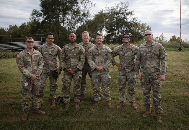 Dragon Masters take flight during Special Patrol Insertion Extraction System training